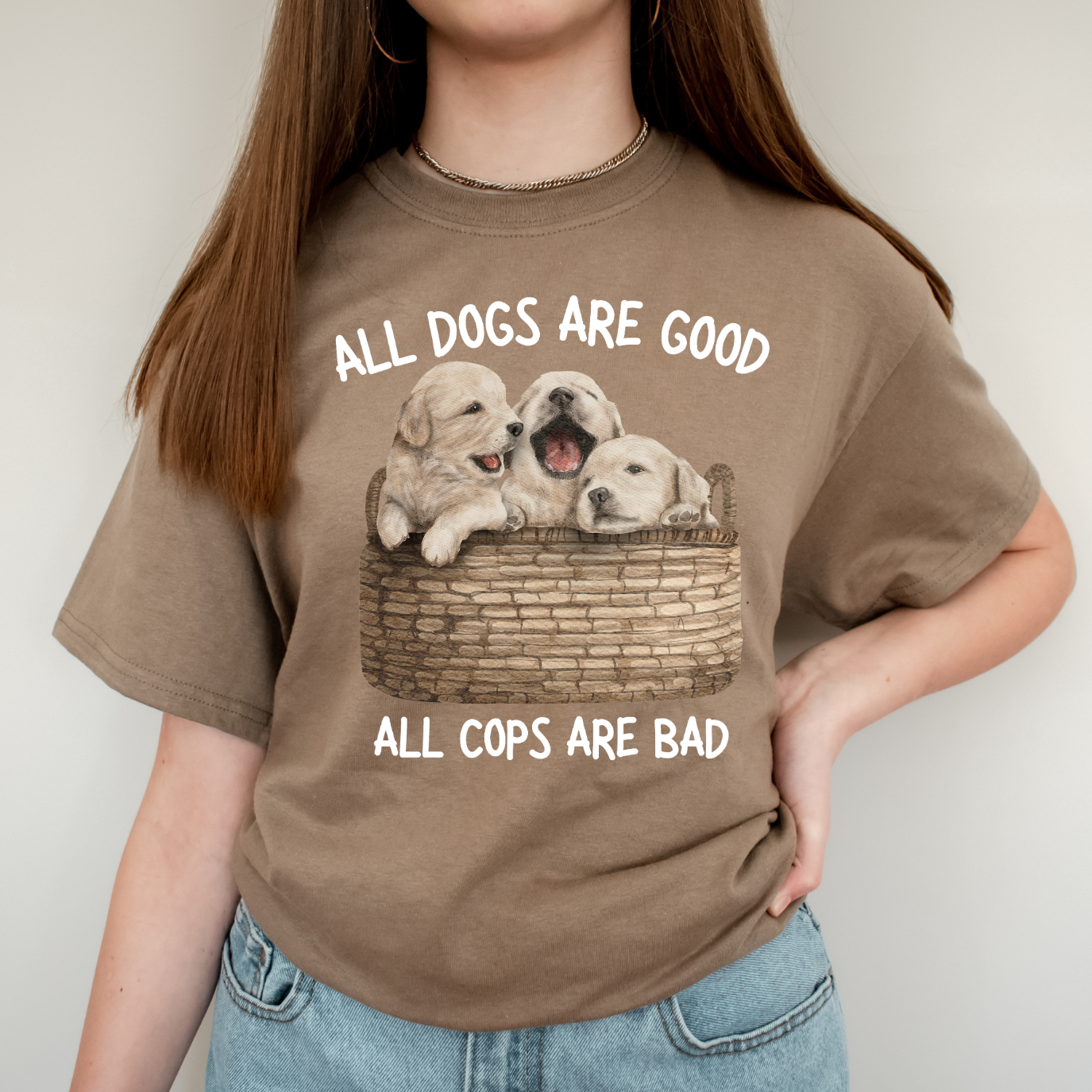 All dogs are good, ACAB Unisex Tshirt