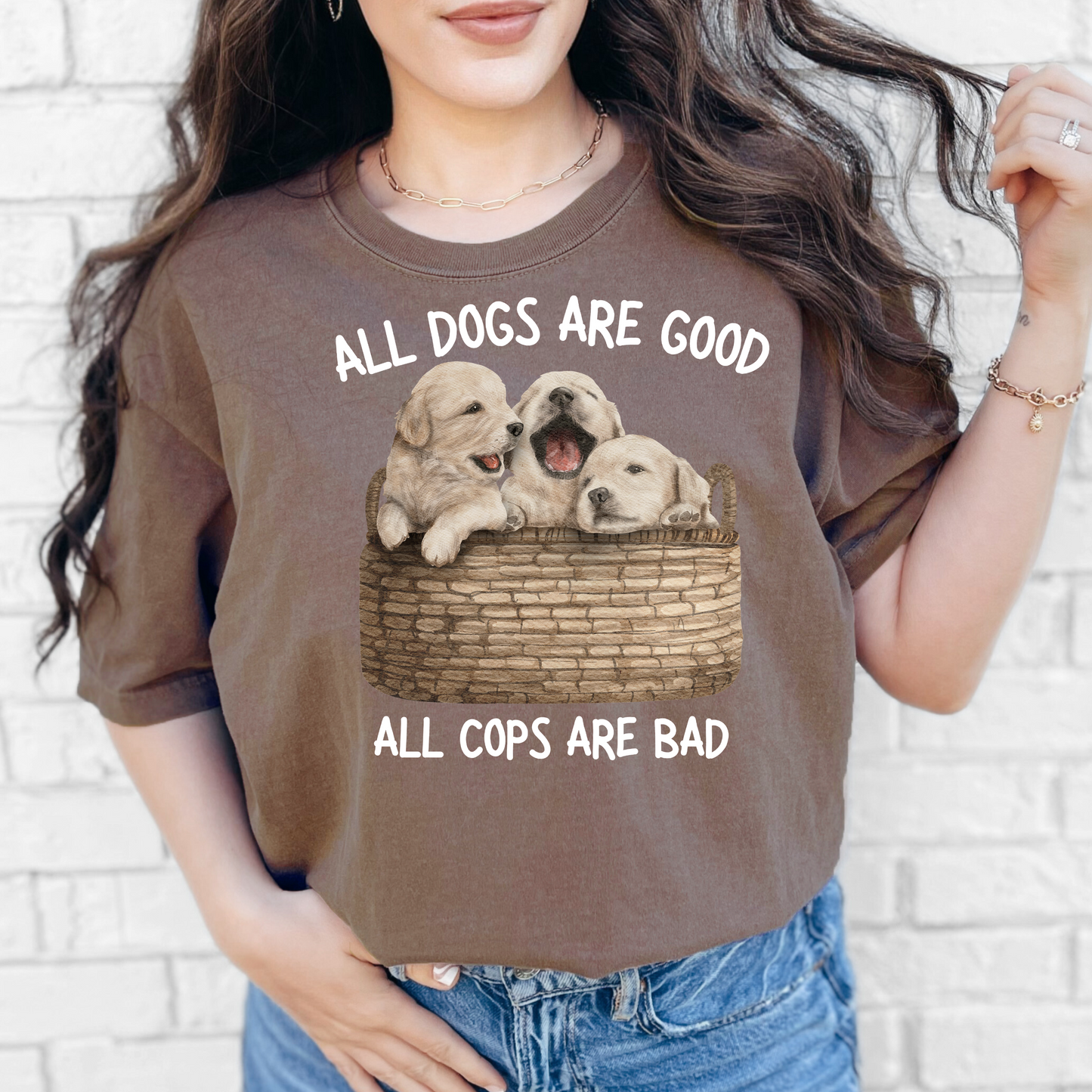 All dogs are good, ACAB Unisex Tshirt
