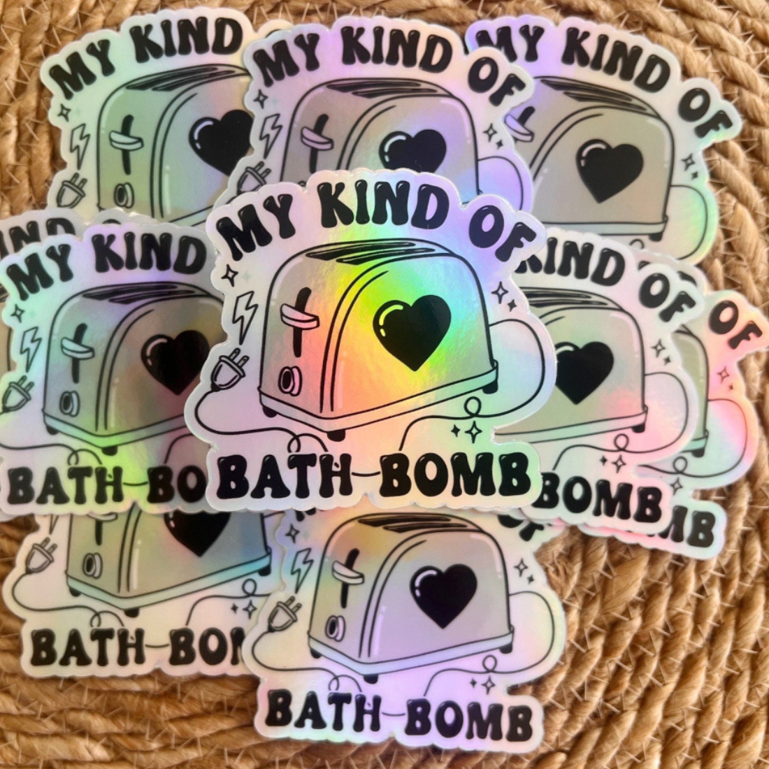 My Bath Bomb Sticker