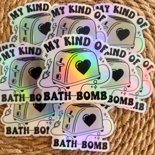 My Bath Bomb Sticker