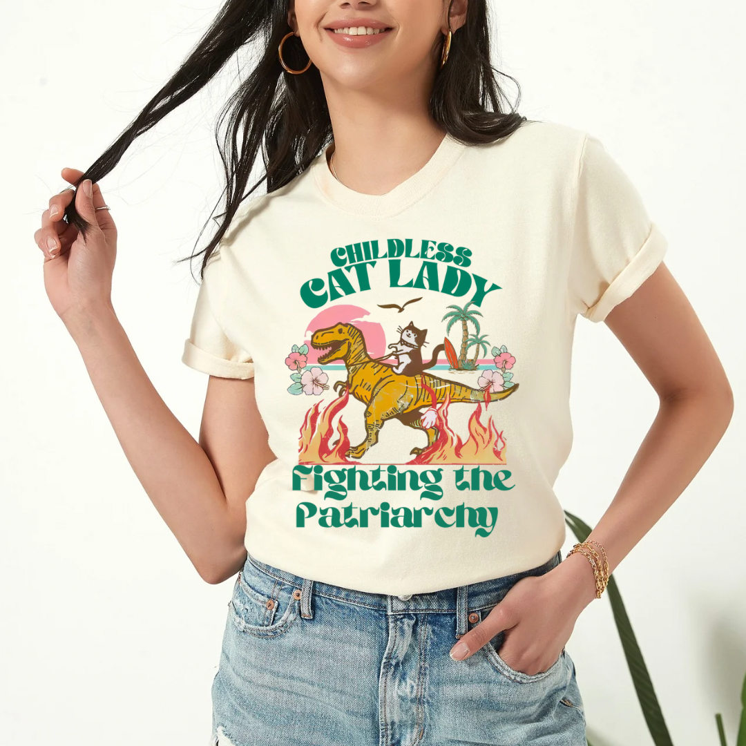 Cats Against  the Patriarchy Tee