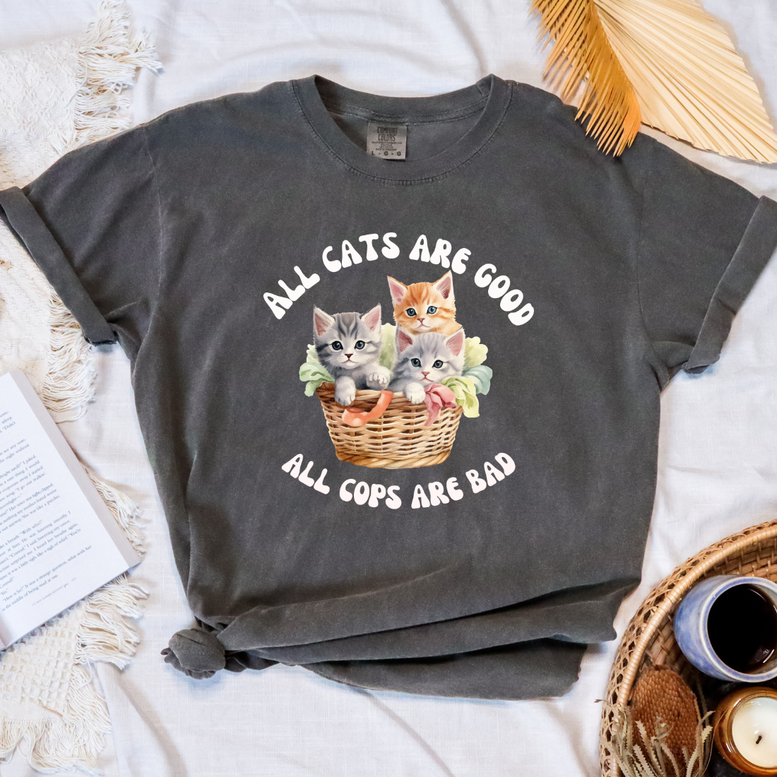 All cats are good, ACAB Unisex Tshirt