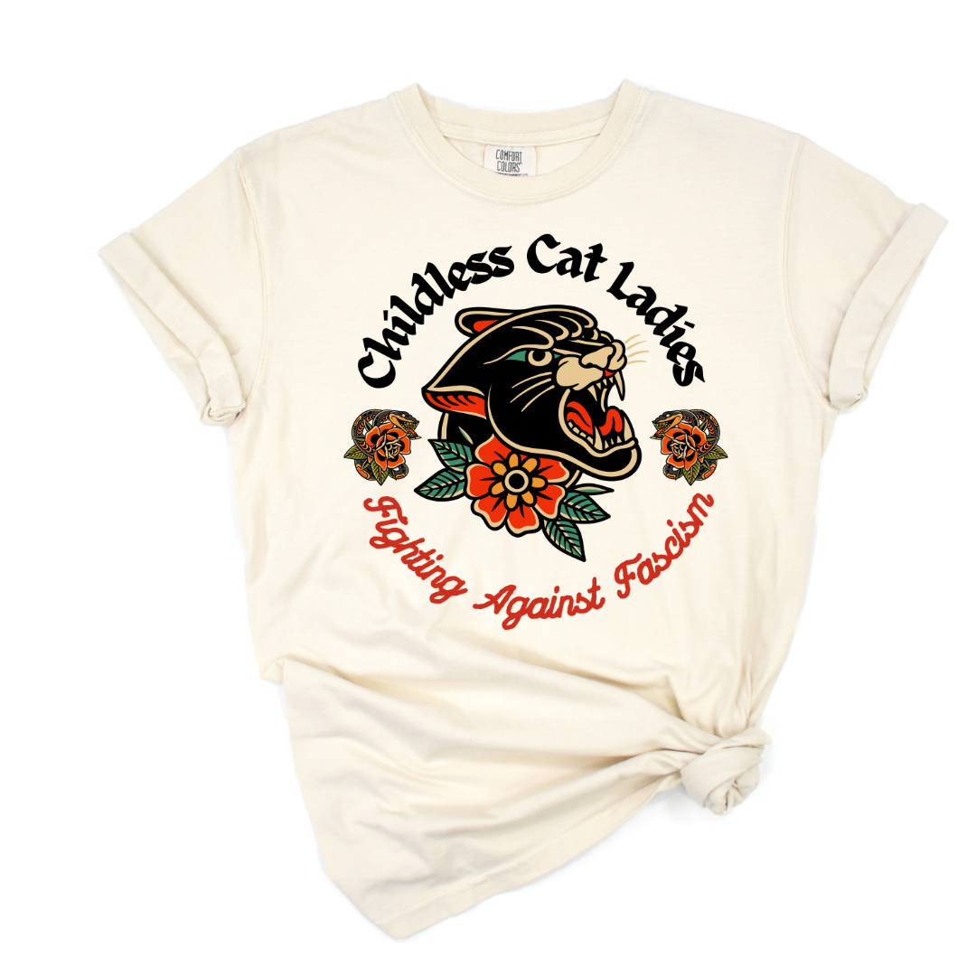 Cat Ladies Against Fascism Tshirt