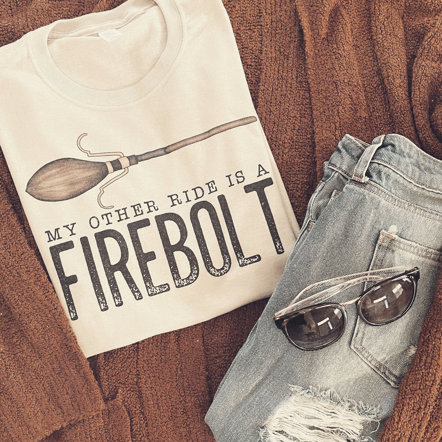 My other ride is Firebolt Unisex Graphic Tee