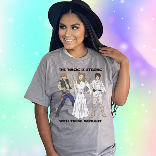 The force is strong with these wizards Unisex Tee