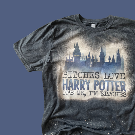 Bitches Love HP Bleached Unisex Tee Pre Order