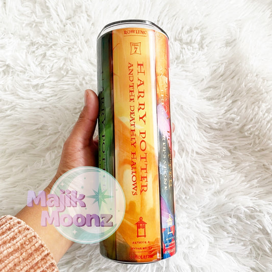 All the Wizard Books Tumbler